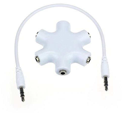 XCSSKG Câble répartiteur audio 3,5 mm 1 mâle vers 2 3 4 5 femelle