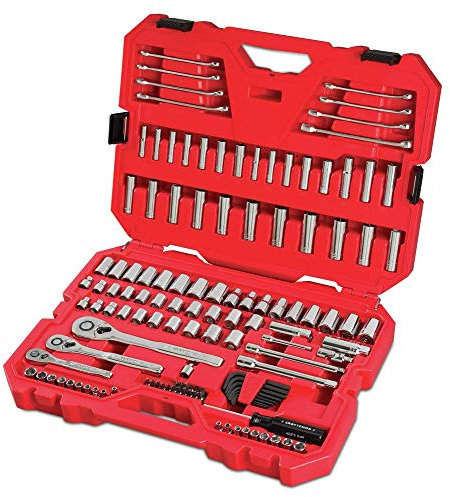 CRAFTSMAN Juego de herramientas mecánicas, SAE/métrico, 135 piezas (CMMT12024)