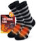 Busy Socks - Calze termiche invernali calde per uomo e donna, extra spessore, isolanti, riscaldanti, calzini per stivali da equipaggio, per temperature estreme, Medium