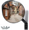 RMAN® Ø30 cm Miroir de Convexe Miroir Routier avec 130° Grand Angle Réglable Miroir Voiture pour Sortie Garage, Allées, Entrepôts, Parking, Résistant aux Intempéries