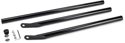 Grillrost.com Das Original Massive Kugelgrill Beine mit patentierter Befestigung | verhindert wackeln der 57er Weber Kugel - SCHWARZ
