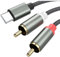 Froggen Cavo Audio 2RCA a Lightning, Adattatore Audio da iOS a RCA Compatibile con iPhone 6/7/7P/8/8P/11/X/XR/XS/XS MAX/12 Pad Pod, per Auto, Home Theater, Altoparlante, Amplificatore di Potenza ecc