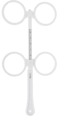 iplusmile ±25° Adjust Optical Flipper Optometry Plastic Flip Trial Lens 2 Lens PD Scale