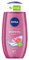 NIVEA Waterlily & Oil Gel de ducha (250 ml), Gel de ducha refrescante con cuentas de aceite nutritivo, ducha mimada con delicada fragancia de lirio de agua