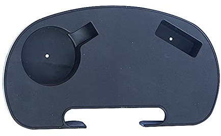 Syfinee Table d'appoint à clipser avec emplacement pour appareil mobile et porte-gobelet, pour chaise longue/camping, pique-nique, plage, jardin, pêche