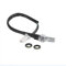 Motorrad Hydraulischer Bremsschalter, M10x1.0 Universal Motorrad Ölschlauch Hydraulikpumpe Verstärkter hinterer Bremslichtschalter für Motorrad Roller(Gerader Kopf)