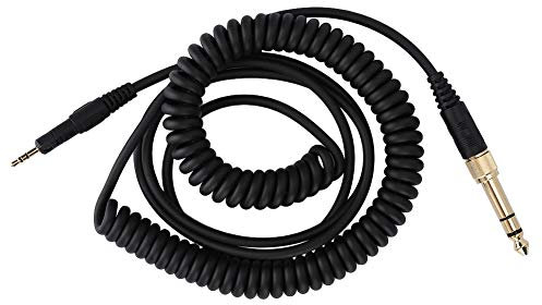 ciciglow Upgrade Kabel für Iron Triangle Kopfhörer,Kopfhörer-Headset für 6,5mm Bis 3,5mm Stereo Bass 160cm Audiokabel,Hi-Fi Sound für ATH-M50x/M40x/M70x