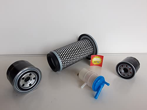 Filter - Set (groß) kompatibel mit Iseki SG 17 Ölfilter, Luftfilter, Kraftstofffilter