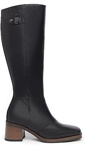 Nero Giardini I308860D Stivali Donna in Pelle - Nero 37 EU