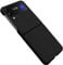 COQUE Case Samsung Galaxy Z Flip 4 Shell,Carbon Fiber Folding Phone Cover for Samsung Galaxy Z Flip 4 5G-Black