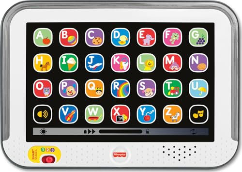 Fisher-Price Laugh & Learn - Juguete de Aprendizaje para niños pequeños, Tableta, computadora de simulación con música y Luces para Mayores de 1 años
