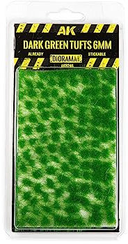 AK Interactive AK8246 Dark Green Tufts 6mm