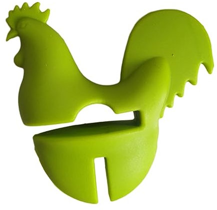 Clip- -Löffelhalter | Löffel-Utensilienhalter-Clip für Topfseite,Hahn-Form Topf Clip Löffelablage Anti-Spill Suppe Silikon Clip auf Löffelablage für Küche Backen Zuhause