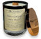13 GRAMM - Tobacco & Oak | Duftkerze im Glas mit Spruch | Sojawachs Holzdocht | Germany Handmade | 60 h Brenndauer (Wenn nicht jetzt, wann dann?)
