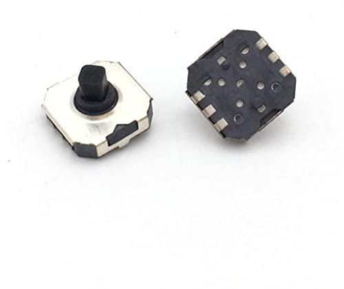 AVFORA Netzschalter-Knopf 10 Stück SKRHABE010 5-Wege-Richtungs-SMD-Taktschalter Druckknopf-Joystick in Multi 7x7,7 * 7 * 5 mm praktischer digitaler Telefonschalter