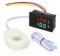 Linkstyle DC Volt Amp Meter Ammeter, DC 5-100V 100A Dual Display Current Voltage Meter Gauge with Hall Effect Sensor Transformer