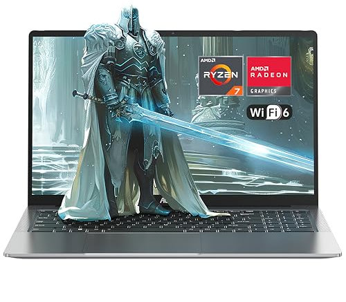 ACEMAGIC PC Portatile,Processore Ryzen 7 5700U,RAM 16GB SSD 512GB Laptop,Tastiera Retroilluminata Gaming Notebook,16,1 Full HD 1920x1080,WiFi 6,Grigio,HDMI