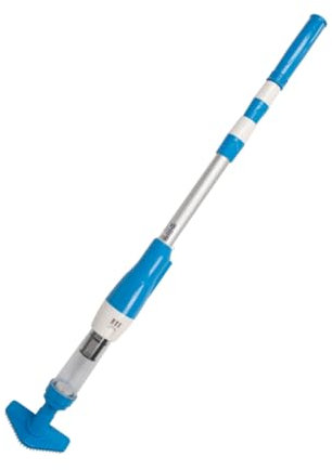 LIVIN' Portable aspirateur Piscine Hors Sol - 3 en 1 Aspirateur de Piscine sans Fil Multifonction Rechargeable avec Fonction de brossage et d'essuyage pour Sable, Debris (20L x 43.9W x 8.3H cm)