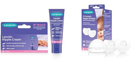 Lansinoh I Crème Lanoline HPA 40 ml & I Bouts de Sein Contact T2 24mm
