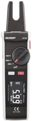 VOLTCRAFT VC-351 Stromzange CAT III 600 V Anzeige (Counts): 600