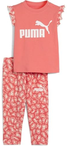 PUMA Unisex Baby Minicats Ess Animal Tee And Leggings Set Inf Gestrickte Anzüge (1er Pack)