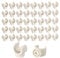 50pcs Clip de Tube PVC, 20mm PEX Tube U Crochet Clip Montage Plastique Tube Clip Collier de Fixation Tuyau Support Outil