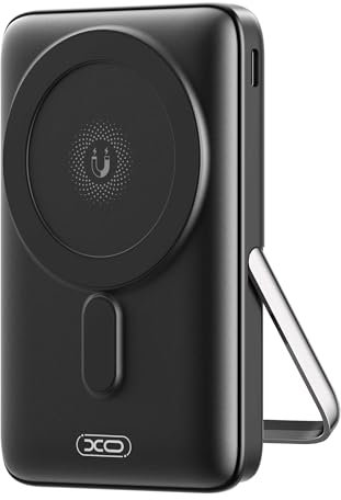 XO Magnetischer Powerbank 30W unterstützt das Schnellladeprotokoll 10000mAh Schwarz