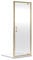 Ruwa 6mm Toughened Safety Glass Reversible Pivot Shower Door - 1900 x 800mm - Brushed Brass - Balterley