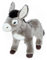 tachi Kuscheltier Esel, Plüschtier grau, naturgetreu Stofftier stehend 24 cm