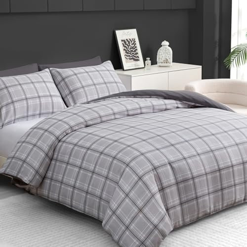 Pamposh Super King Duvet Set – Brushed Microfiber Super King Duvet Cover - Hypoallergenic Quilt Cover Bedding Sets 3 Pcs With Zipper Closure For All Seasons