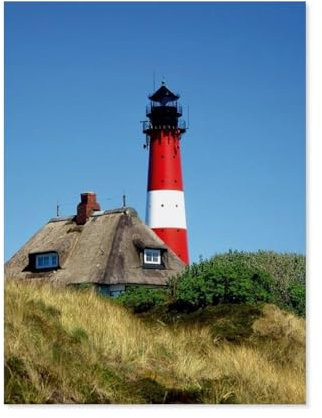 klassisches Puzzle 1000 Stück，Leuchtturm Insel Sylt，Einzigartige Heimdekorationen Und Geschenke（75x50cm）-G7