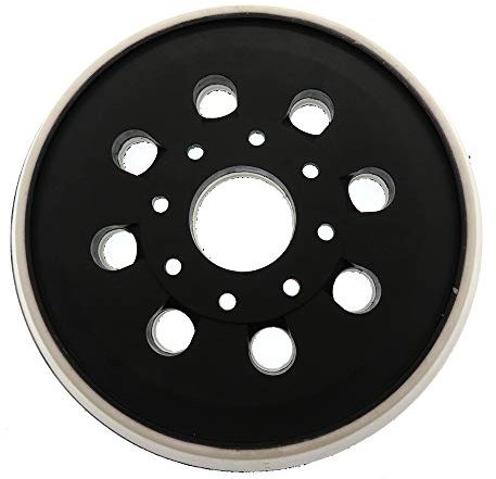 2 piatti abrasivi professionali da 125 mm con gancio e loop a 8 fori, Compatibile con Bosch PEX 300/400 AE Levigatrice Eccentrica