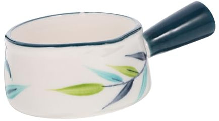 ABOOFAN Cacerola de Cerámica Mini Olla de Leche con Salsas y Condimentos Accesorio de Cocina Práctico