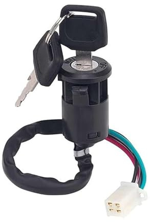 Per 50cc 70cc 90cc 4 Fili ATV Serratura Elettrica Porta Moto Chiave Di Accensione Interruttore Candela Blocco Di Accensione(1 piece)