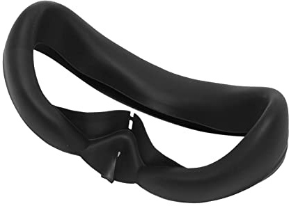 Xiuganpo Almohadilla Facial Suave Lavable Impermeable de la Cubierta de la Cara del Silicón de VR para los Vidrios de Pico 4 VR (Black)