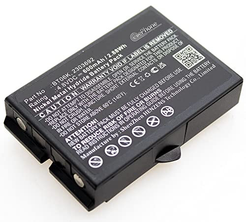 cellePhone Akku NI-MH kompatibel mit Ikusi Rad-TF Transmitters (Ersatz für BT06K) 4,8V