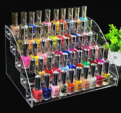 ZuoLan Acryl 5 Etagen Nagellack Lack Display Ständer hält/Nagellack Display/Make-up Storage Rack, 5 Tier