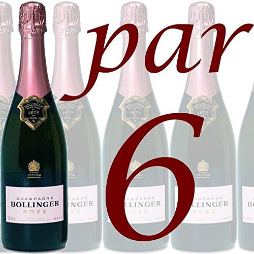 Champagne - Bollinger Rosé x6 - AOC champagne