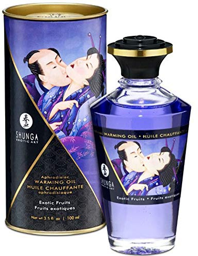 Shunga Aphrodisiac Warming Oil in Exotic Fruits, 100 ml