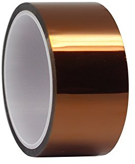 Accessotech 100ft Heat Resistant High Temperature Polyimide Tape Hot for Masking Soldering, Powder Coating, Sublimation and Insulating Circuit Boards 5/10/15/20/25/30/40/50mm (50mm)