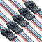 DONJON Auto Impermeabile Connettore,Connettori Elettrici Impermeabili,4 pin connettori per cavi automobilistici con 16 AWG Filo,Terminale Spina Connettore per auto,moto,camion,barca(5 set)