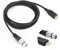 Heayzoki Cable Microfono, 2M Mic USB Adaptador Cable Conversor de MicróFono USB A XLR Estable Cable USB Macho A Hembra para Karaoke MicróFono