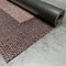 STORESDECO Alfombra vinilica de Tejido Trenzado Premium de Alta Gama Lavable Antideslizante Alfombras vinilicas Resistentes para Salon Cocina habitacion baño Pasillo Exterior Marrones 60x90 cm