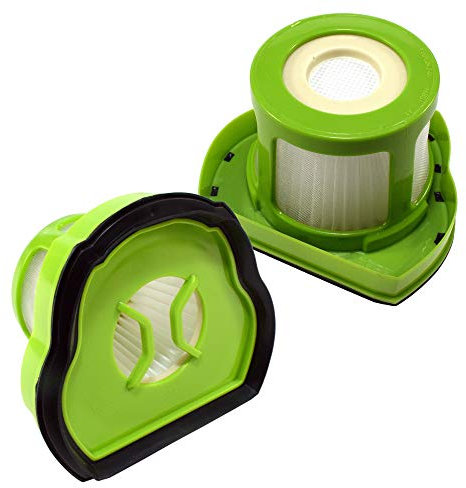 HQRP 2 Filtros compatible con Bissell Pet Hair Eraser 1987E 1987N Modelos Aspiradoras de mano Inalámbricas