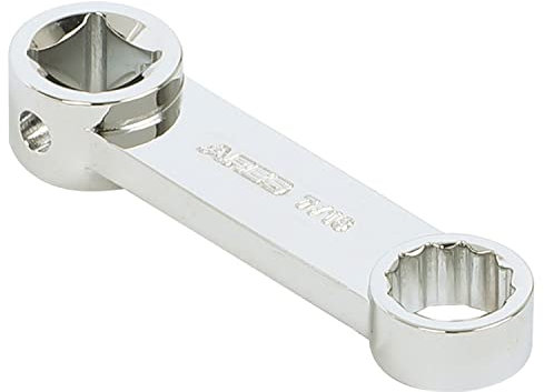 ARES 43019 – 7/16-Inch 12-Point Box End Torque Adapter Extension – 3/8-Inch Drive - 2-Inch Extension for Torquing in Hard to Reach Places – Chrome Vanadium Steel Construction