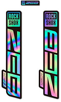 Autocollants compatible avec de fourche de vélo Rock Shox Zeb Ultimate 2021