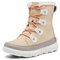 Sorel Explorer II Joan WP wasserdichte Winterstiefel für Damen, Beige (Nova Sand x Sea Salt), 38 EU