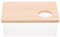Alipis Kaninchen Toilette Hamster Sandbad Box Acryl Kleiner Tier Sandbad Duschbad Duschbad Graben Sand Badewanne Hamsterbett mit Holzabdeckung für Kleine Haustier Hamster Sandbad