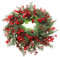 Homoyoyo Weihnachtskranz Türkranz Beerenkranz Tannenkranz Adventskranz Künstlicher Kranz Türschild für Winter Weihnachtsfeiern Hochzeiten Haus Fenster Wand Tür 35Cm