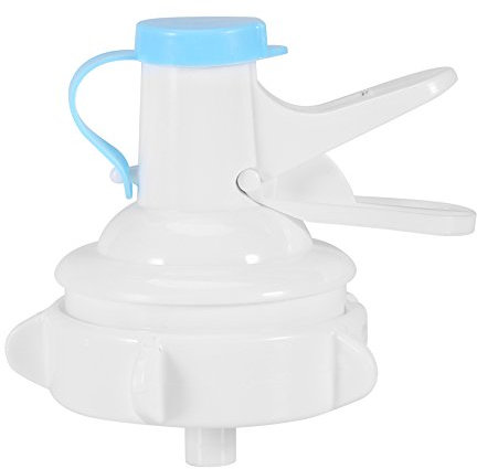 Distributeur de Bouteille D'eau 5 Gallons, Valve de Distributeur D'eau, Pompe à Bouteille Manuelle de 5 Gallons, Robinet en Plastique Réutilisable avec Bouchon Anti-poussière